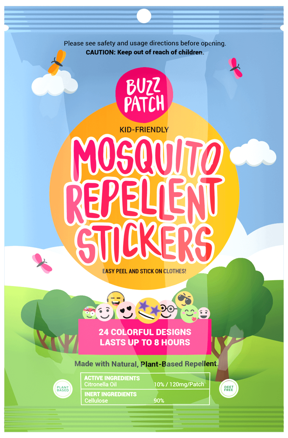 BUZZPATCH Mosquito Repellent Patches - Kid Friendly Connect The Lines Australia - Medical Supplies & Equipment