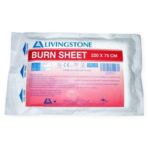 Livingstone Burn Sheet | 220 x 75 cm | White Connect The Lines Australia - Medical Supplies & Equipment