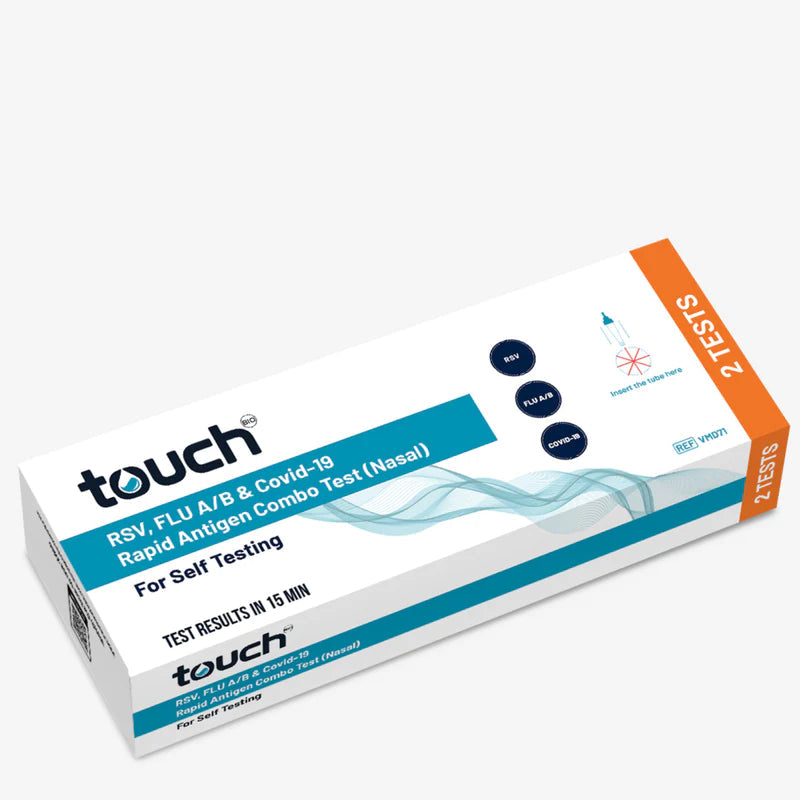 Touchbio - RSV, FLU A/B & Covid-19 Rapid Antigen Test Connect The Lines Australia
